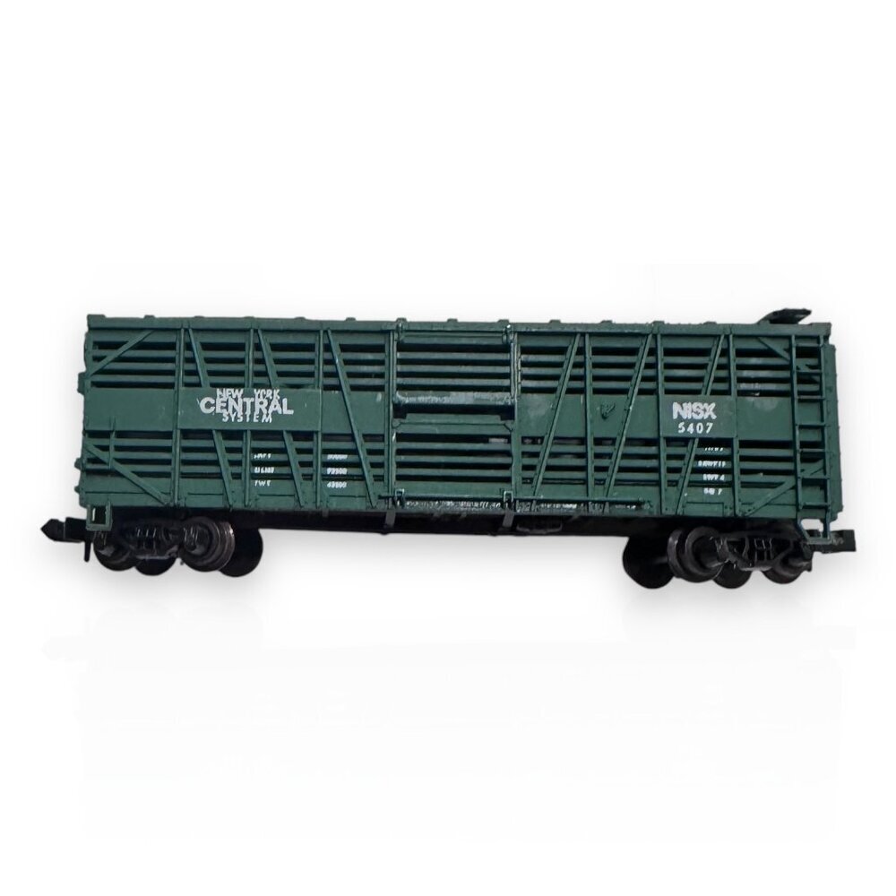 Green Atlas Cattle Cars 2252 N Scale New York Central NYC w Original Box